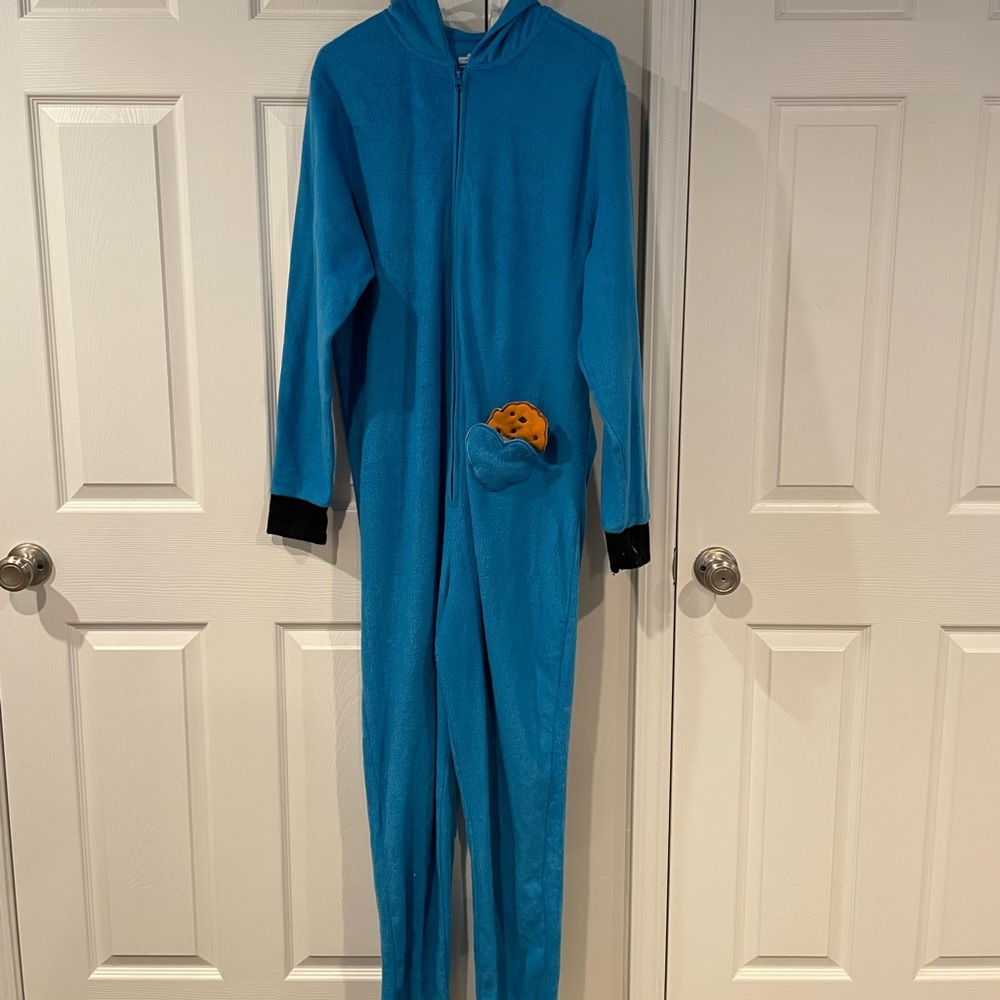 Cookie Monster onesie